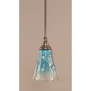 Any - 1 Light Stem Mini Pendant With Hang Straight Swivel-8.25 Inches Tall and 5.5 Inches Wide
