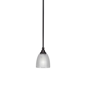 Stem - 1 Light Stem Mini Pendant With Hang Straight Swivel-7 Inches Tall and 5 Inches Wide - 1218539