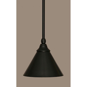 Any - 1 Light Stem Mini Pendant With Hang Straight Swivel-6.75 Inches Tall and 7 Inches Wide