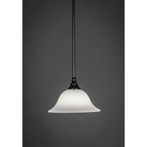 Any - 1 Light Stem Mini Pendant With Hang Straight Swivel-6.25 Inches Tall and 10 Inches Wide