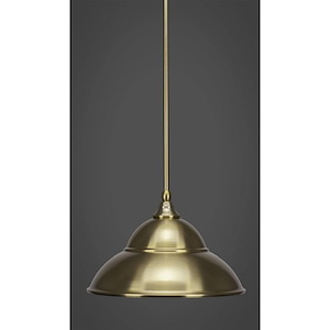 Stem - 1 Light Stem Mini Pendant With Hang Straight Swivel-8.5 Inches Tall and 13 Inches Wide - 1218671