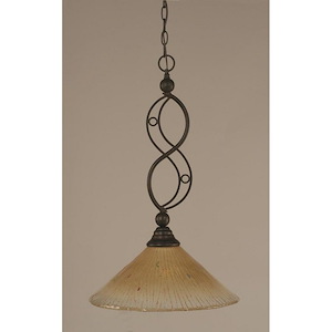 Jazz - 1 Light Pendant-25.5 Inches Tall and 16 Inches Wide - 358118