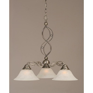 Jazz - 3 Light Chandelier-26.5 Inches Tall and 25.25 Inches Wide