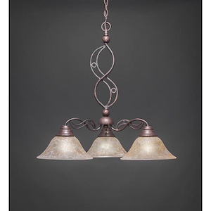 Jazz - 3 Light Chandelier-26.25 Inches Tall and 24.5 Inches Wide - 1146512