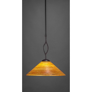 Revo - 1 Light Pendant-16 Inches Tall and 16 Inches Wide