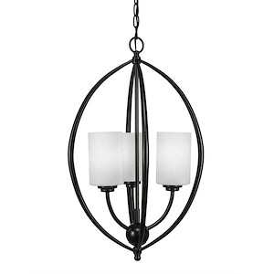 Marquise - 3 Light Pendant-26 Inches Tall and 15.75 Inches Wide