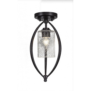 Marquise - 1 Light Semi-Flush Mount-15.25 Inches Tall and 5.75 Inches Wide