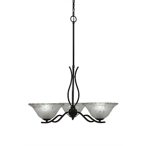 Revo - 3 Light Chandelier-18.75 Inches Tall and 23 Inches Wide - 549457