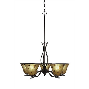 Revo-Five Light Chandelier-21.5 Inches Wide by 18.5 Inches High - 1145846