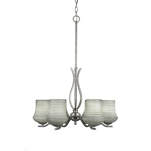 Revo-Six Light Chandelier-23.5 Inches Wide by 18.5 Inches High