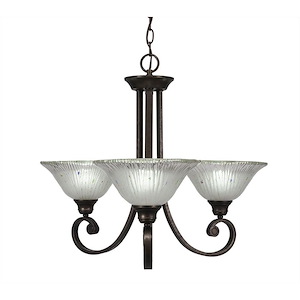 Curl - 3 Light Chandelier-20.75 Inches Tall and 24.5 Inches Wide - 697678