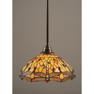 Any - 1 Light Stem Pendant With Hang Straight Swivel-14.25 Inches Tall and 16 Inches Wide - 358321