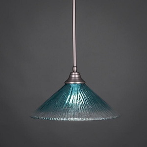 Any - 1 Light Stem Pendant With Hang Straight Swivel-8.5 Inches Tall and 16 Inches Wide - 358271
