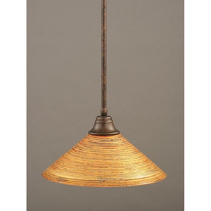 Any - 1 Light Stem Pendant With Hang Straight Swivel-9.25 Inches Tall and 16 Inches Wide