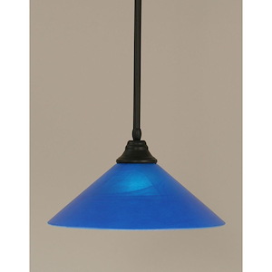 Any - 1 Light Stem Pendant With Hang Straight Swivel-9.75 Inches Tall and 16 Inches Wide