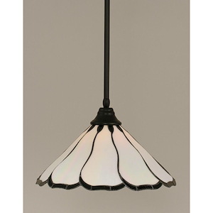 Any - 1 Light Stem Pendant With Hang Straight Swivel-8.75 Inches Tall and 16 Inches Wide