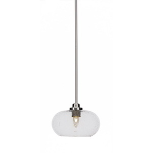 Odyssey - 1 Light Mini Pendant-7 Inches Tall and 10 Inches Wide