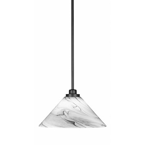 Odyssey - 1 Light Mini Pendant-7.25 Inches Tall and 12 Inches Wide
