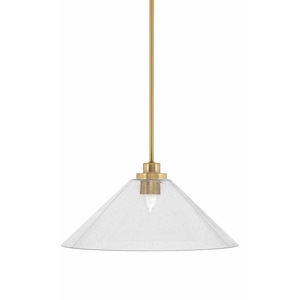 Odyssey - 1 Light Stem Hung Mini Pendant-7.5 Inches Tall and 16 Inches Wide - 1310881