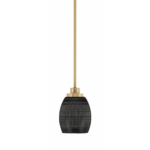 Odyssey - 1 Light Stem Hung Mini Pendant-6.75 Inches Tall and 5 Inches Wide - 1310882