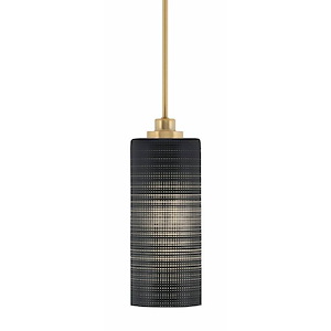 Odyssey - 1 Light Stem Hung Mini Pendant-10.5 Inches Tall and 4 Inches Wide