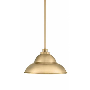 Odyssey - 1 Light Stem Hung Mini Pendant-7.5 Inches Tall and 13 Inches Wide