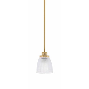 Odyssey - 1 Light Stem Hung Mini Pendant-6.25 Inches Tall and 5 Inches Wide - 1310896