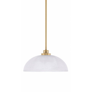 Odyssey - 1 Light Stem Hung Mini Pendant-6 Inches Tall and 13 Inches Wide