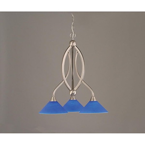 Bow - 3 Light Chandelier-26.5 Inches Tall and 20.75 Inches Wide