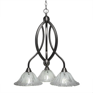 Bow - 3 Light Chandelier-26.75 Inches Tall and 20.5 Inches Wide - 697799