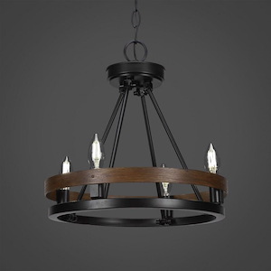 Belmont - 4 Light Chandelier-14.25 Inches Tall and 15.75 Inches Wide