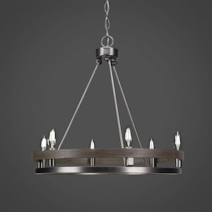 Belmont - 6 Light Chandelier-21 Inches Tall and 22.25 Inches Wide - 1025517