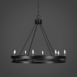 Belmont - 8 Light Chandelier-24.75 Inches Tall and 27 Inches Wide - 1025518