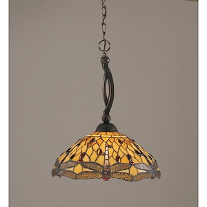 Bow - 1 Light Pendant-20.75 Inches Tall and 16 Inches Wide