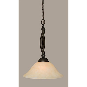 Bow - 1 Light Pendant-18.75 Inches Tall and 14 Inches Wide - 697774