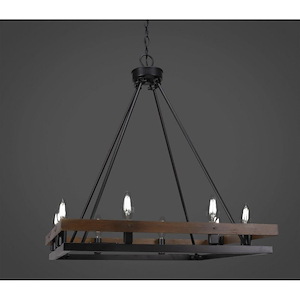 Belmont - 8 Light Chandelier-25.75 Inches Tall and Inches Wide
