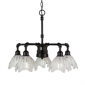Vintage - 5 Light Chandelier-18.75 Inches Tall and 23.5 Inches Wide