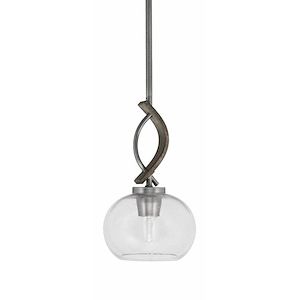 Monterey - 1 Light Mini Pendant-12 Inches Tall and 7 Inches Wide - 1310923