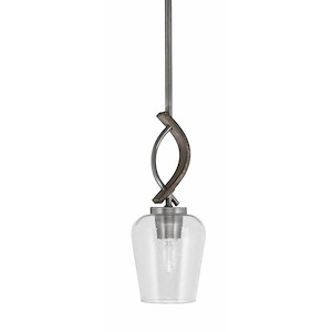Monterey - 1 Light Mini Pendant-13 Inches Tall and 5 Inches Wide - 1310924