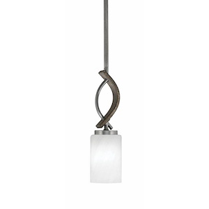 Monterey - 1 Light Mini Pendant-12.75 Inches Tall and 4 Inches Wide