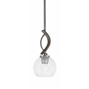 Monterey - 1 Light Mini Pendant-11.75 Inches Tall and 5.75 Inches Wide - 1310932