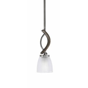 Monterey - 1 Light Mini Pendant-11.75 Inches Tall and 5 Inches Wide