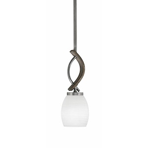 Monterey - 1 Light Mini Pendant-12.5 Inches Tall and 5 Inches Wide - 1310942