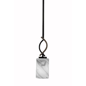 Monterey - 1 Light Mini Pendant-13 Inches Tall and 5 Inches Wide