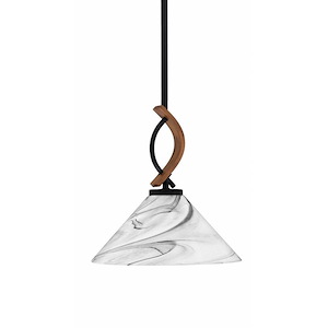 Monterey - 1 Light Mini Pendant-12.75 Inches Tall and 12 Inches Wide - 1310925