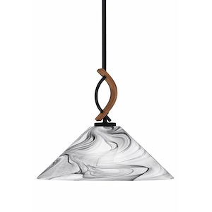 Monterey - 1 Light Mini Pendant-13.25 Inches Tall and 16 Inches Wide
