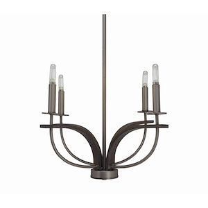 Monterey - 4 Light Uplight Chandelier-12 Inches Tall and 20.25 Inches Wide