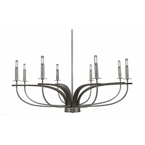 Monterey - 8 Light Uplight Chandelier-13.25 Inches Tall and 36 Inches Wide - 1270574