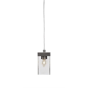 Nouvelle - 1 Light Mini Pendant-8 Inches Tall and 4 Inches Wide