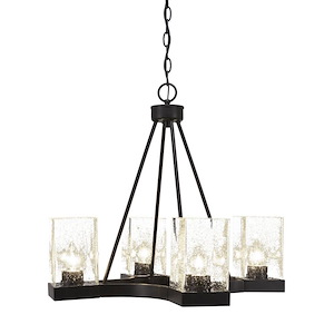 Nouvelle - 4 Light Chandelier-20.25 Inches Tall and 22.5 Inches Wide